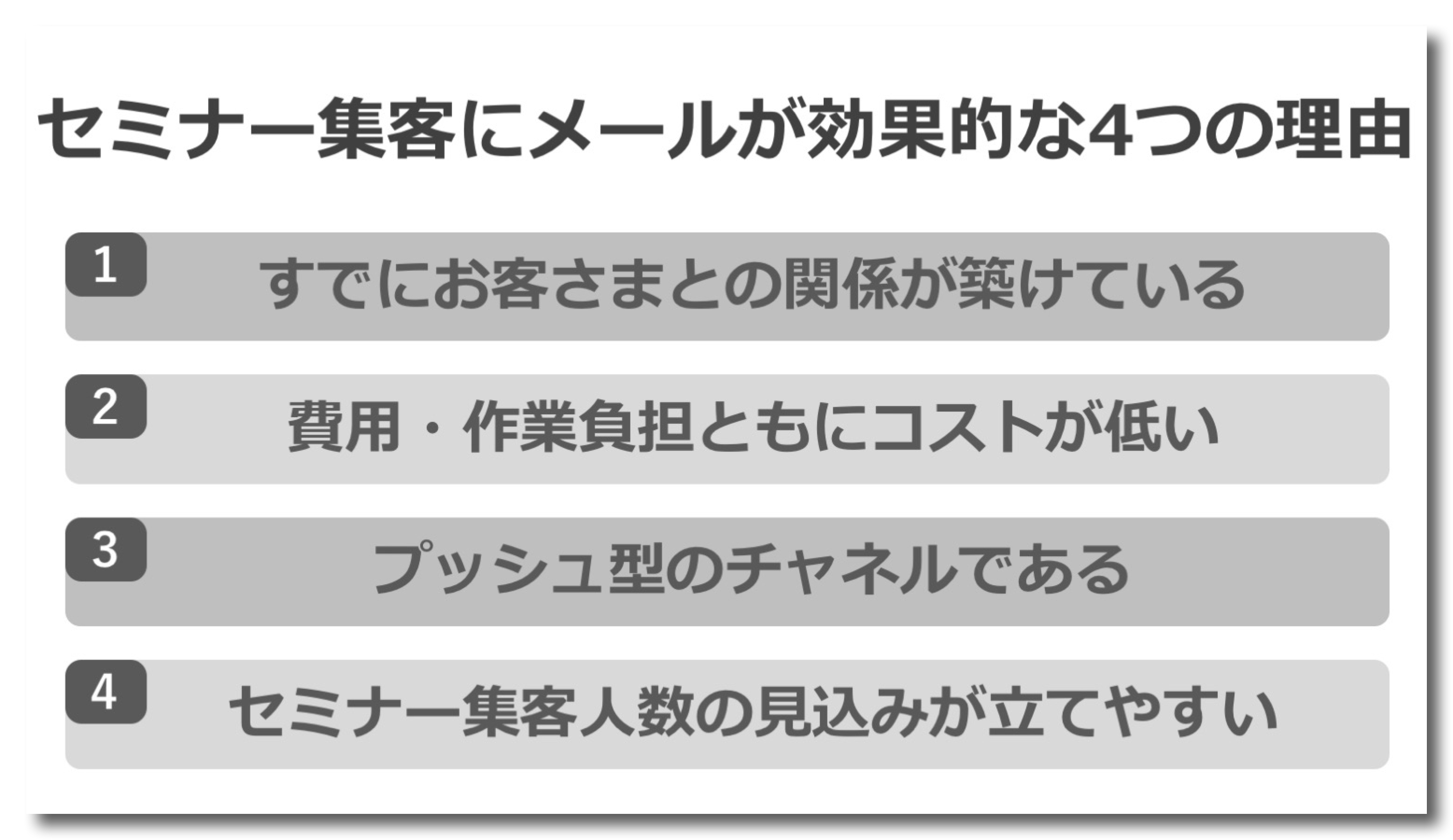 セミナー集客をメールで解決 メールでセミナー集客する方法 Mamag